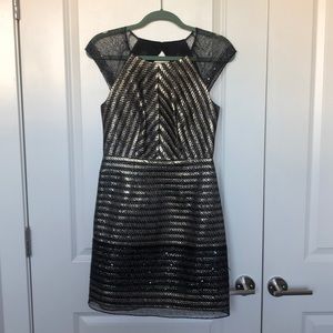 Gorgeous Phoebe Couture Black and Gold dress